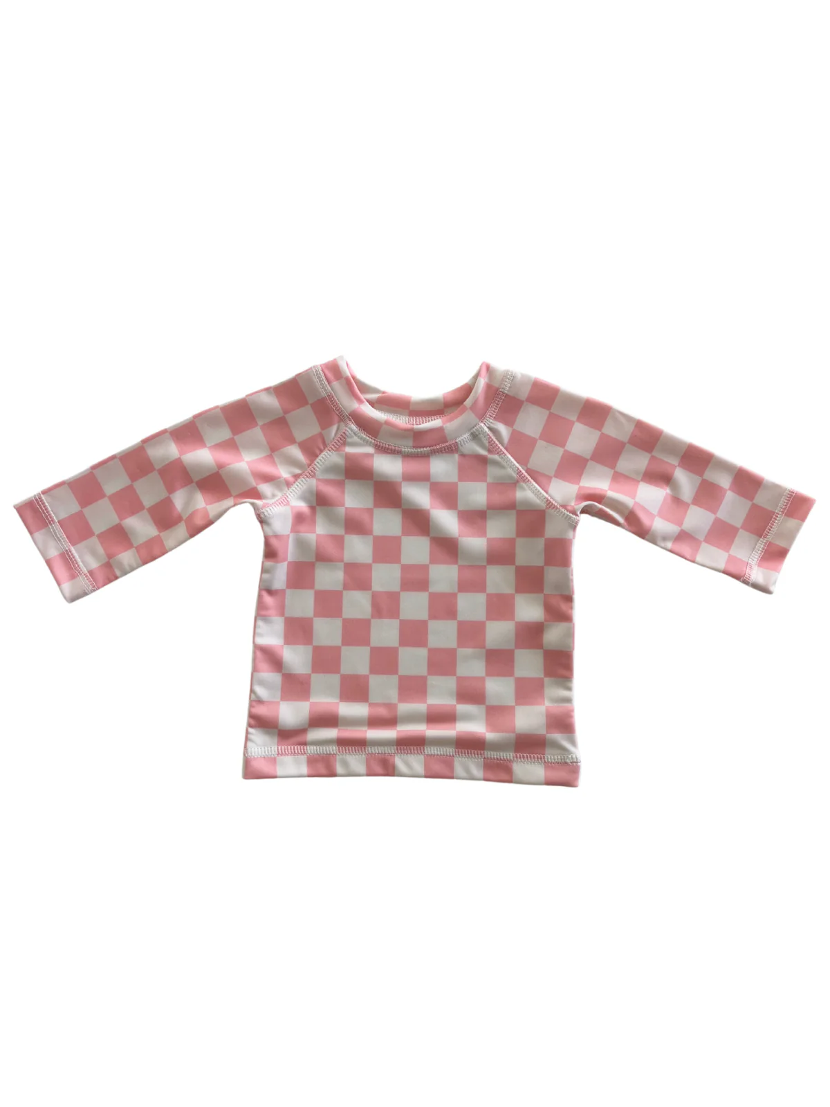 Strawberry Shortcake Checkerboard / Maui Rashguard / UPF 50+ - Image 2