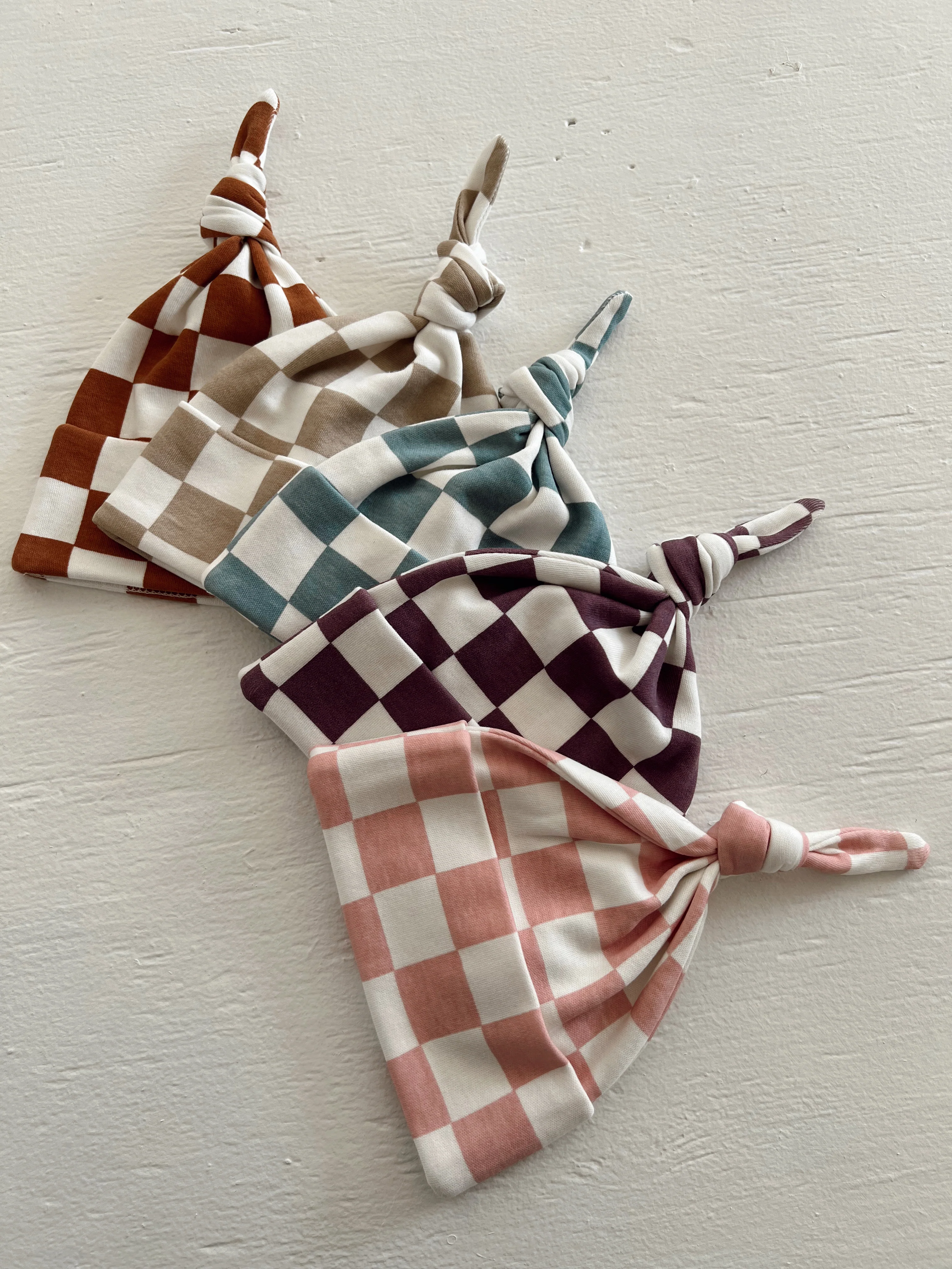 Strawberry Shortcake Checkerboard / Organic Beanie - Image 2