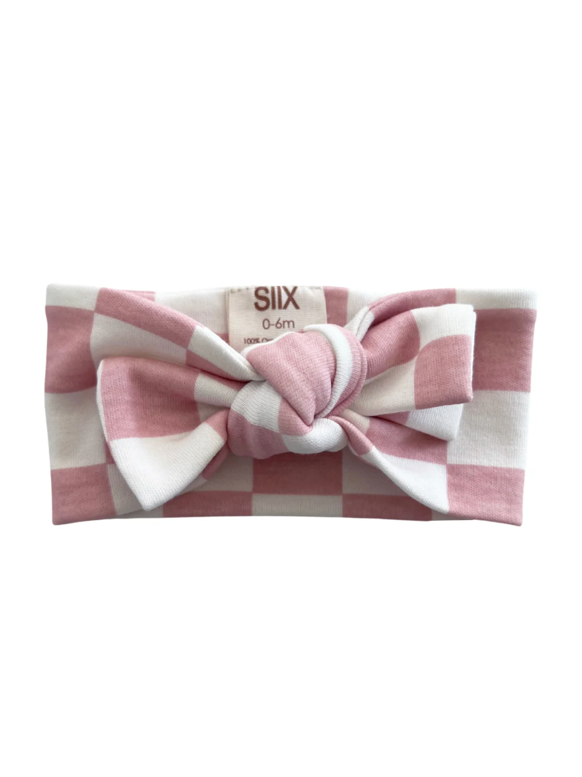 Strawberry Shortcake Checkerboard / Organic Bow - Image 2