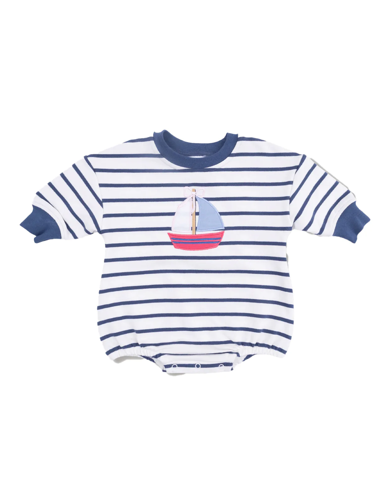 Sweatshirt Bubble, Bubbly Sailboat Pink