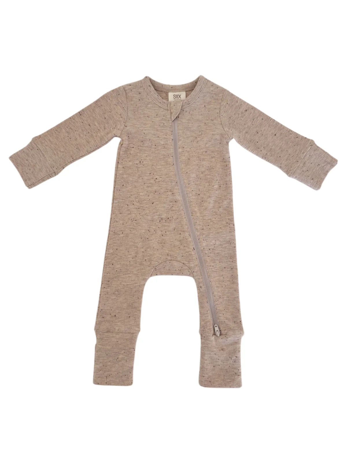 Tan Speckle / 2-Way Zip Romper - Image 3