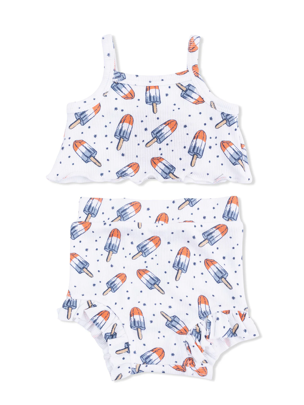Tank Top & High Waisted Short Set, Astro Pop