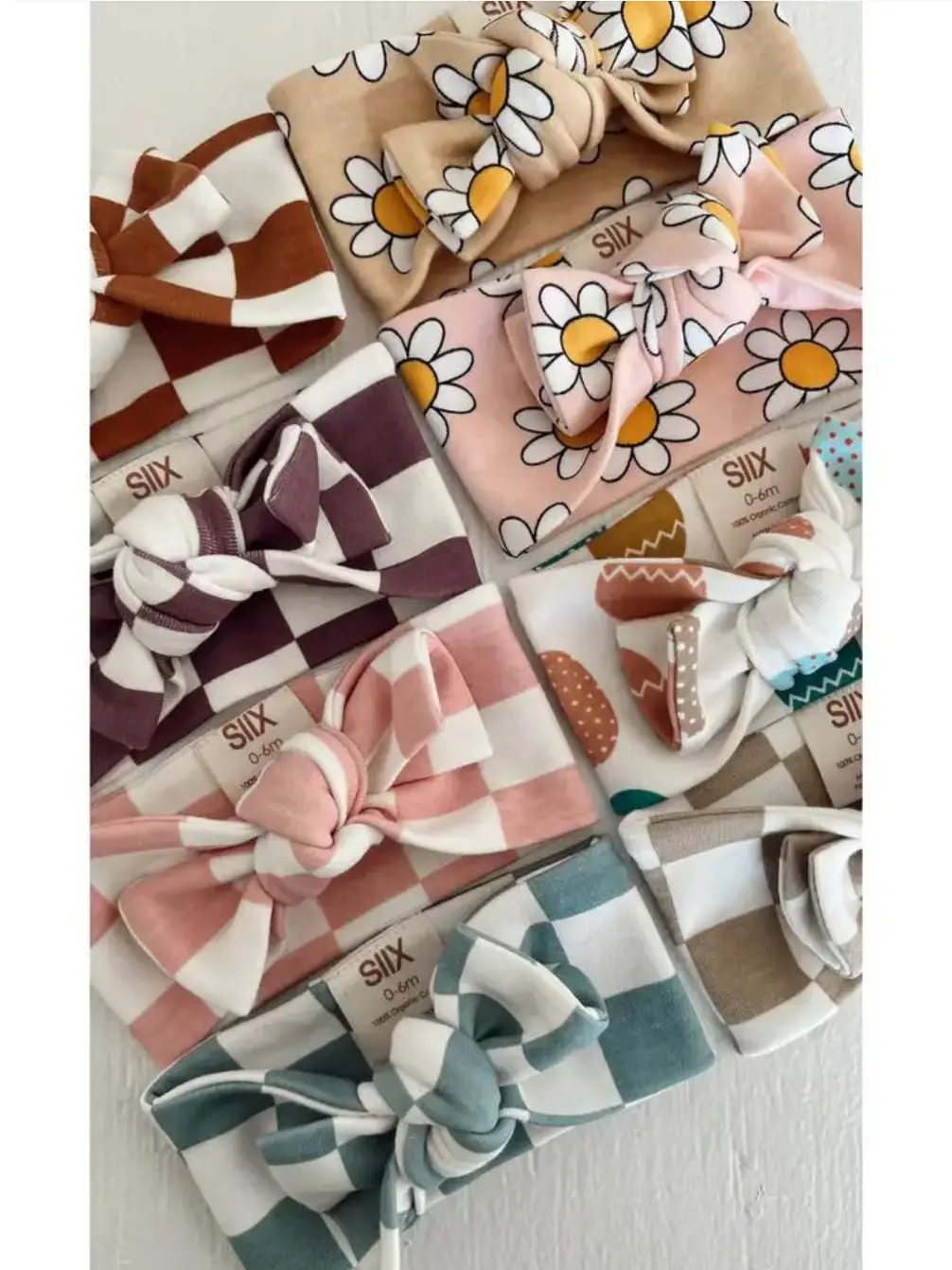 Tiramisu Checkerboard / Organic Bow - Image 3
