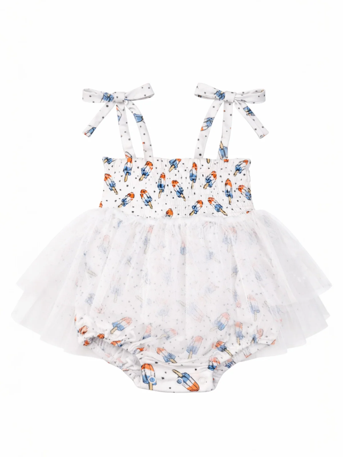 Tutu Bubble, Red, White & Blue Popsicle - Image 2