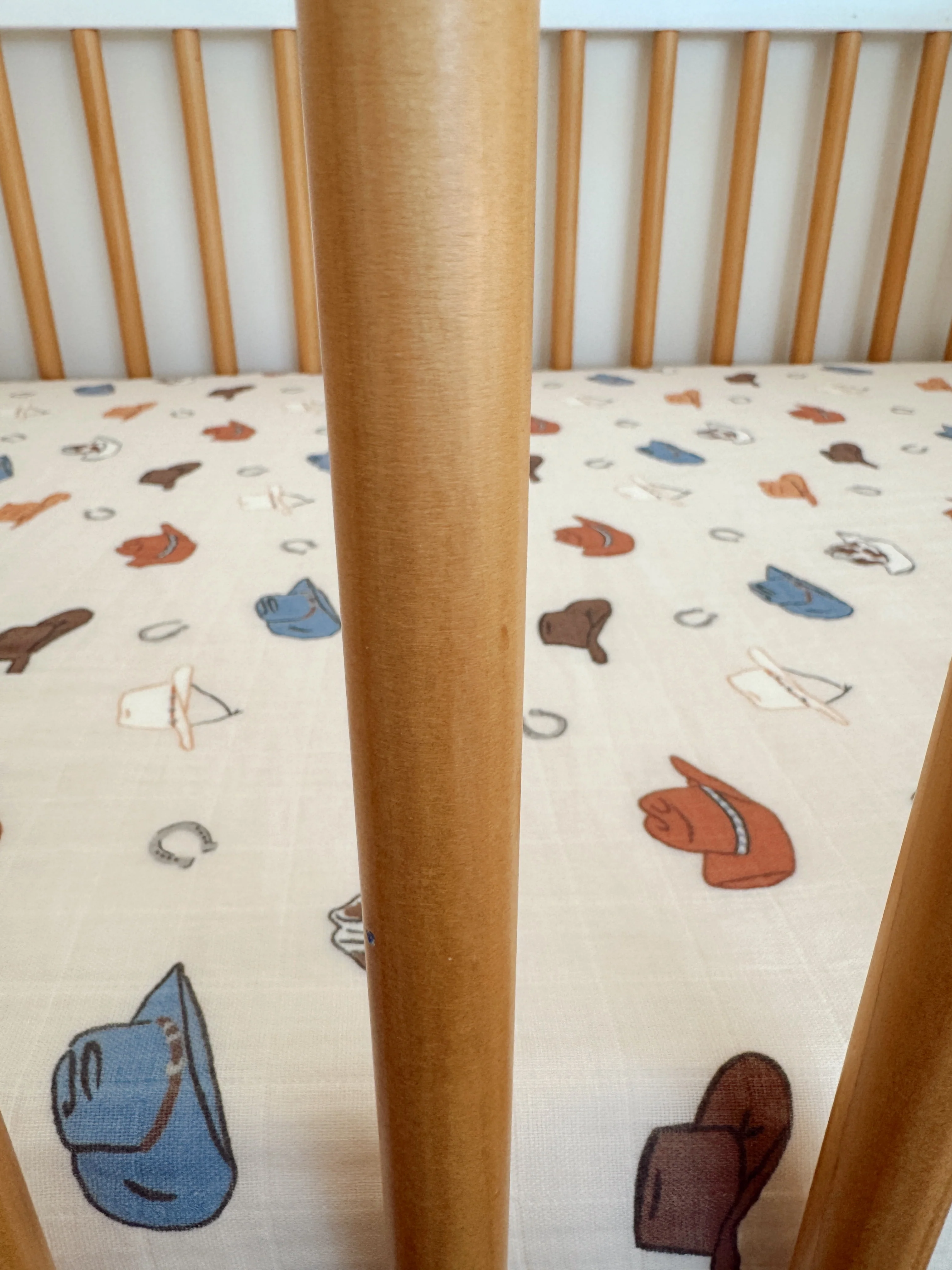Western / Muslin Crib Sheet - Image 2