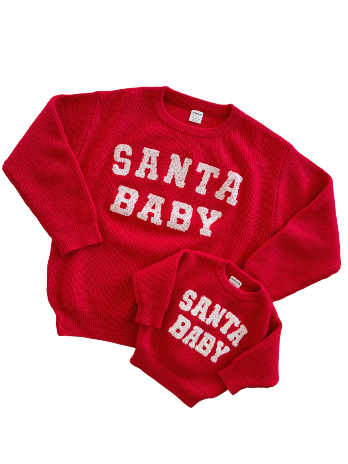 Women's Knit Sweater, Santa Baby - Image 3
