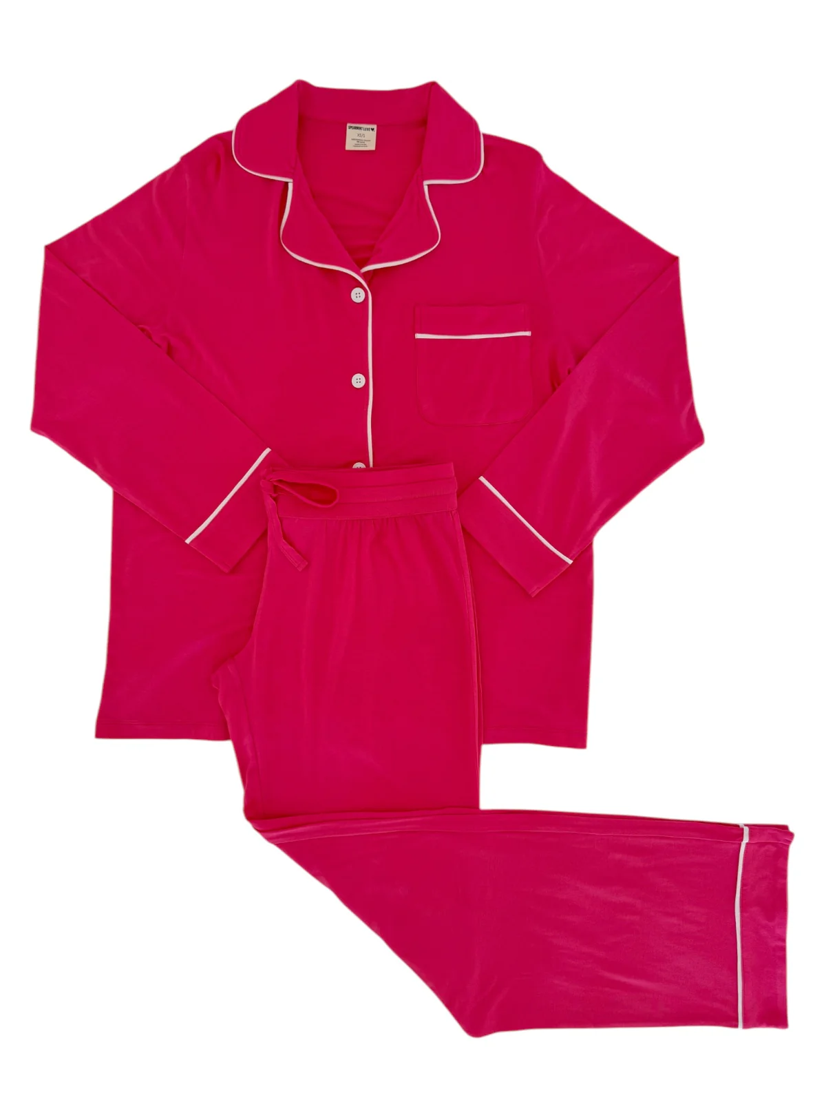 Women's Lounge Set, Hot Pink - Image 2